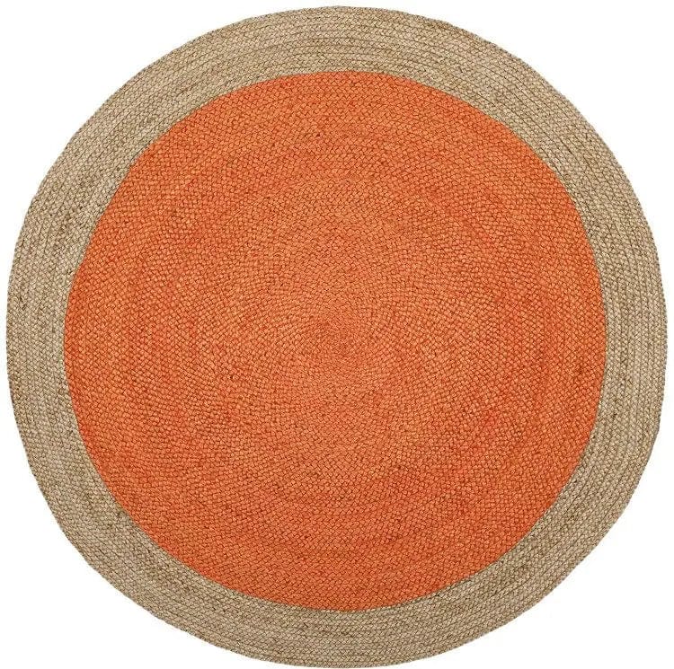Yellow Gold Jute Round Rug Jute Area Rug Hand Made Natural Jute Rug Bohemian Yoga Eco friendly Rugs Hallway Rug